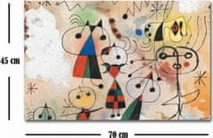 Hanah Home Obraz KARNEVAL HARLEKINOV, J. MIRÓ 45x70 cm