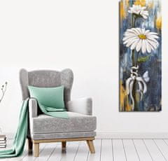 Wallity Obraz na plátne Daisies PC97 30x80 cm