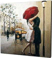 Wallity Obraz na plátne Red umbrella kiss KC042 45x45 cm