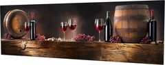 Wallity Obraz na plátne Romantic wine PC010 30x80 cm