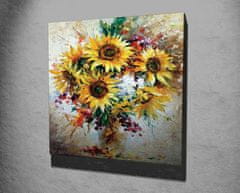 Wallity Obraz na plátne Sunflowers KC265 45x45 cm