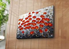 Wallity Obraz Poppy 45x70 cm červený