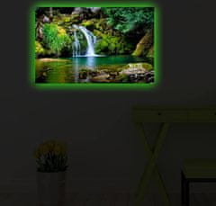 Wallity Obraz s LED osvetlením PRÍRODA 34 45 x 70 cm