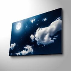 Wallity Obraz s LED osvetlením SVIT MESIACA 45 x 70 cm