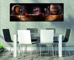 Wallity Obraz na plátne Romantic wine PC010 30x80 cm