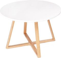 ModernHome Odkladací stolík Alva 60 cm biely