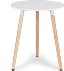 ModernHome Odkladací stolík KING 60 cm biely