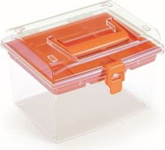 Prosperplast Organizér GEORG 19,5 x 17,4 x 13,5 cm oranžový