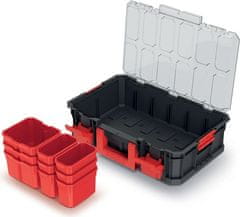 Prosperplast Organizér MODIXX 51,7 x 33,1 x 13,4 cm černo-červený