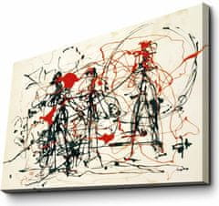 Wallity Reprodukcia obrazu Jackson Pollock 070 45 x 70 cm