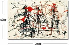 Wallity Reprodukcia obrazu Jackson Pollock 070 45 x 70 cm