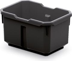 Prosperplast Sada úložných boxů 4 ks TITANIO 15,6 x 11 x 19,5 cm černo-červená