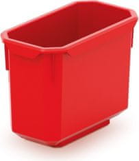 Prosperplast Sada úložných boxů 6 ks XEBLOCCK 14 x 7,5 x 28 cm černo-červená