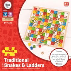 Bigjigs Toys Spoločenská hra SNAKES 2 viacfarebná