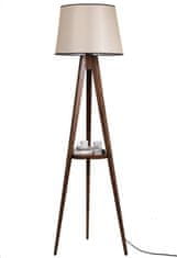 Opviq Stojacia lampa Sehbali III 160 cm hnedá/béžová