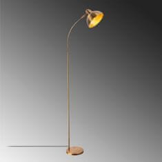 Opviq Stojacia lampa Varzan 162 cm zlatá