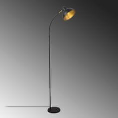 Opviq Stojacia lampa Varzan 162 cm čierna