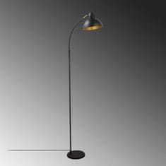 Opviq Stojacia lampa Varzan 162 cm čierna