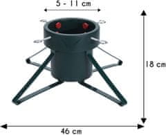 Dekorstyle Stojan na vianočný stromček Deco zelený