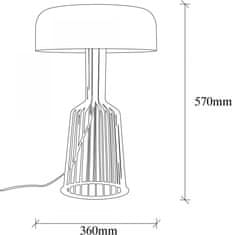 Opviq Stolová lampa Fellini čierna