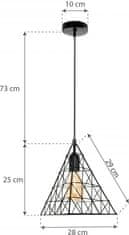 Tutumi Stropné svietidlo Triangle LH2058