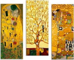 Hanah Home Súprava reprodukcie obrazov Gustav Klimt 20x50 cm 3 ks