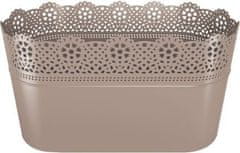 Prosperplast Truhlík LACEY 28,5 cm mocca