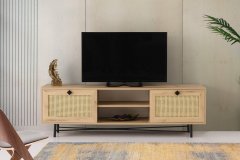 Hanah Home TV stolík Begonya 180 cm dub