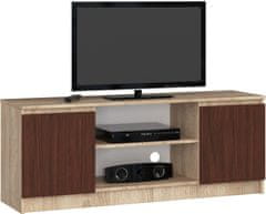 Akord TV stolík Beron 140 cm sonoma/wenge