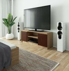 Akord TV stolík Beron 140 cm sonoma/wenge