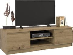 Topeshop TV stolík Marty 120 CM dub artisan