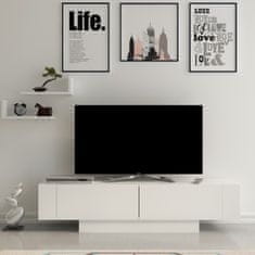 Kalune Design TV stolík MATERA 150 cm biely