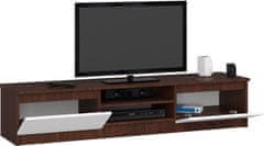 Akord TV stolík Ronon 160 cm wenge/biely