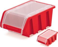 Prosperplast Úložný box TREXEN III červený, varianta 15,5 cm