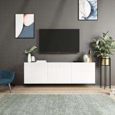 Hanah Home TV stolík White 150 cm biely