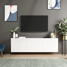 Hanah Home TV stolík White 150 cm biely