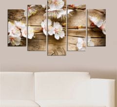 Hanah Home Viacdielny obraz Flower In The Blossom 110 x 60 cm