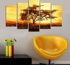 Hanah Home Viacdielny obraz Tree In The Golden Hour 110x60 cm