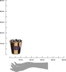 Dekorstyle Vonná sviečka v zlatom skle 11 cm