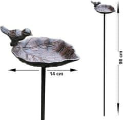 Dekorstyle Vtáčie napájadlo Podo 98 cm list