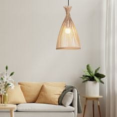 Tutumi Závesná lampa La Belle Boho II čierna/hnedá