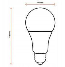 Berge 6x LED žiarovka - E27 - 15W - 1200Lm - neutrálna biela