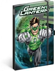 Presco Group NOTIQUE Notes Green Lantern, linajkový, 13 x 21 cm