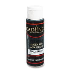 Cadence Akrylová farba Premium - čierna / 70 ml