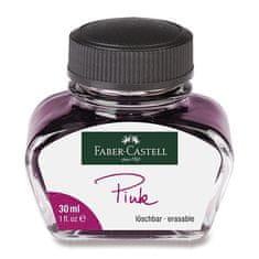 Faber-Castell Faber - Castell Atrament v sklenenej fľaštičke - ružový 30 ml