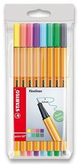 Stabilo Popisovač point liner 88 sada 8 ks &quot;Pastel&quot;