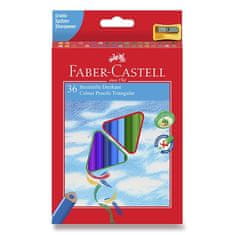 Faber-Castell Faber - Castell Pastelky trojhranné ECO 36 ks + strúhadlo