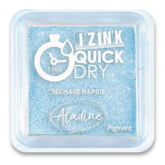 Aladine Pečiatkovací vankúšik IZINK Quick Dry rýchloschnúci - nebesky modrý