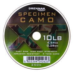 Drennan vlasec Specimen Camo XT 10lb, 0,28mm, 250m