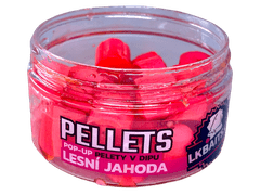 Lk Baits POP-UP Pelety v dipe Lesná Jahoda 12mm, 40g